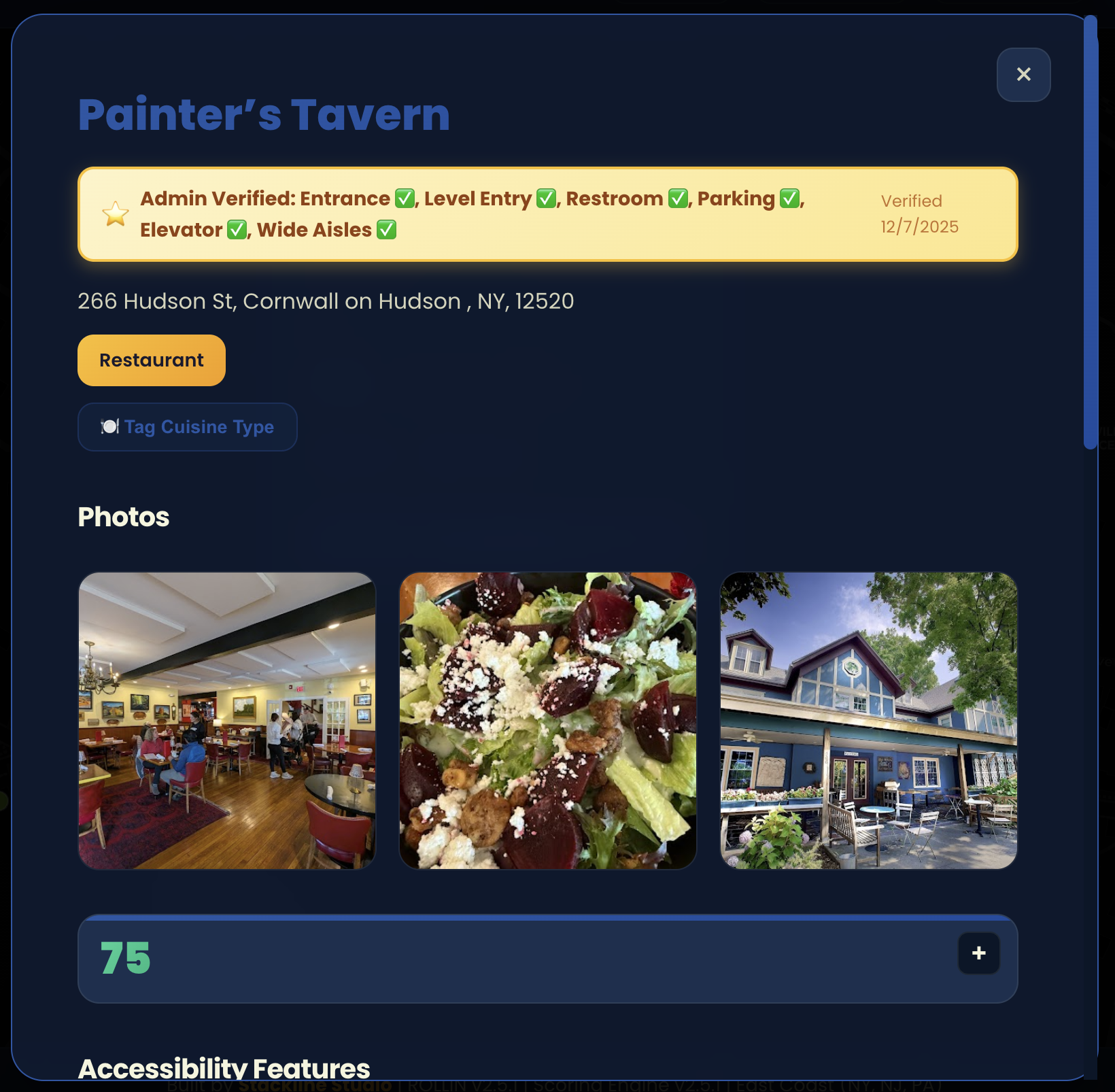 Location Details Modal