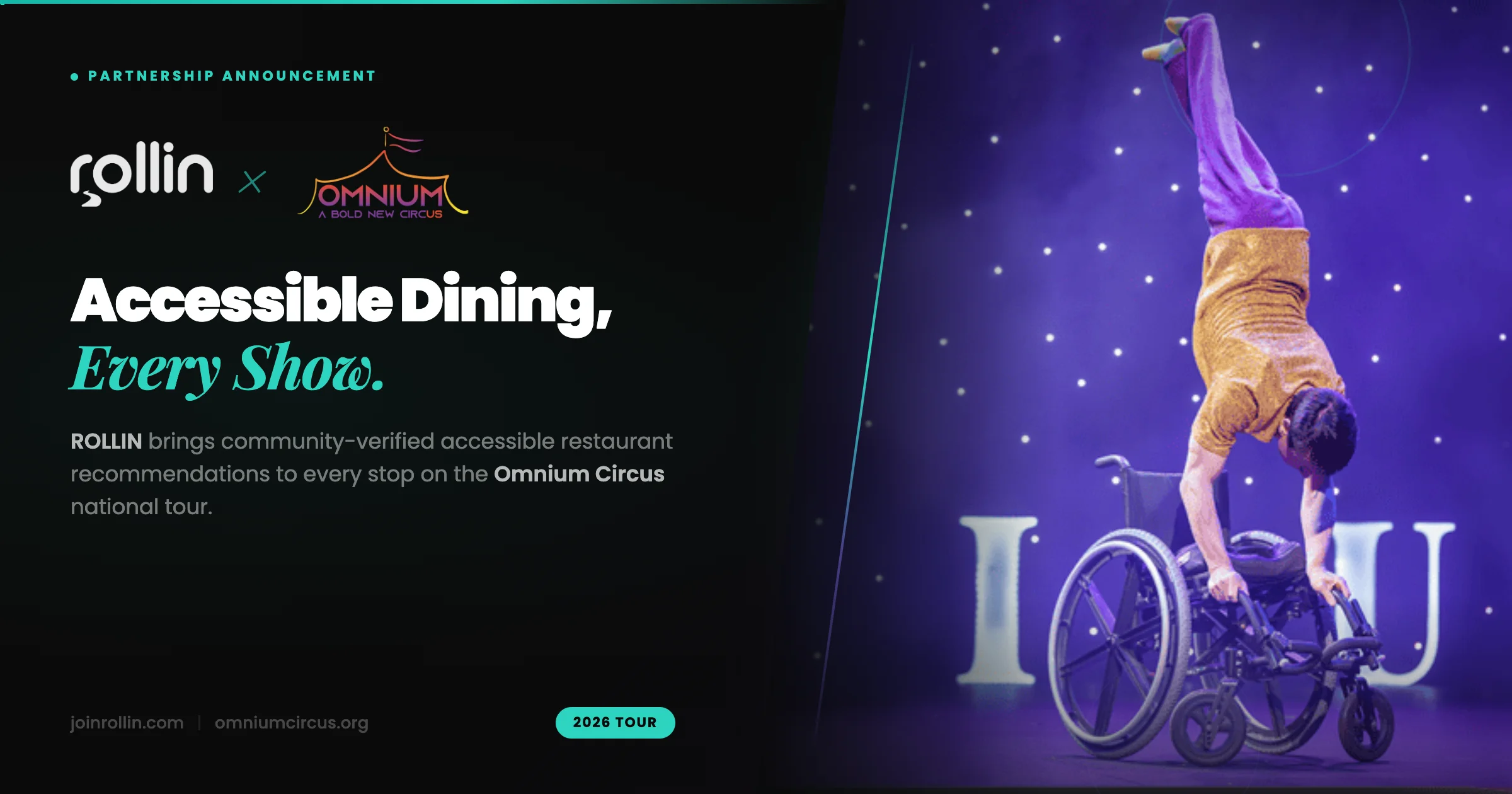 ROLLIN x Omnium Circus Partnership